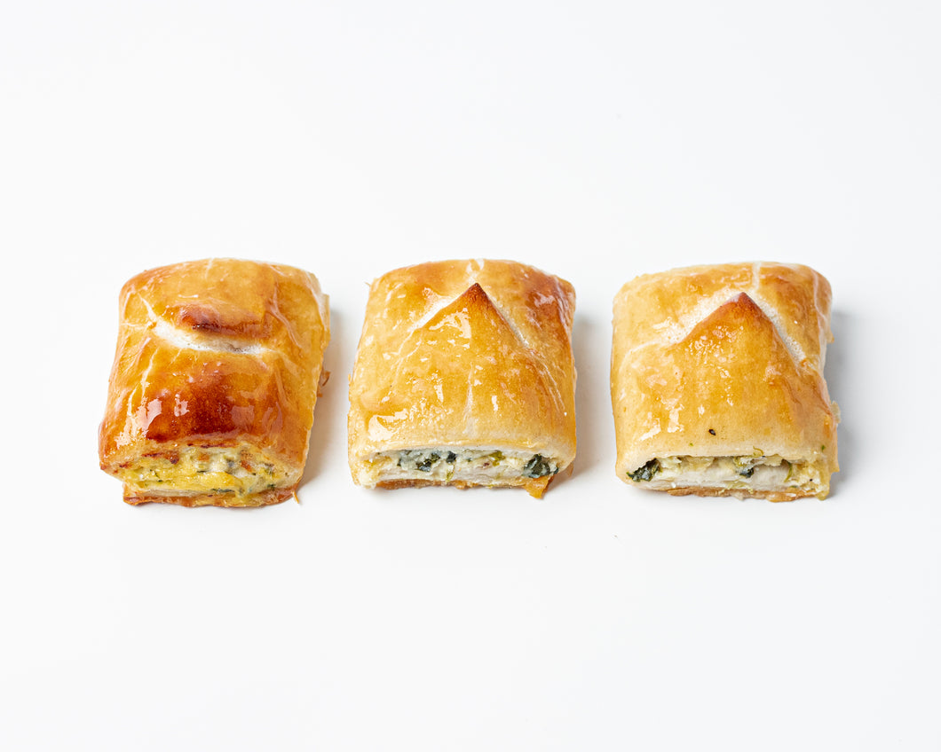 Spinach & Ricotta Vegetarian Roll (Cocktail Size 35g) - Box of 72