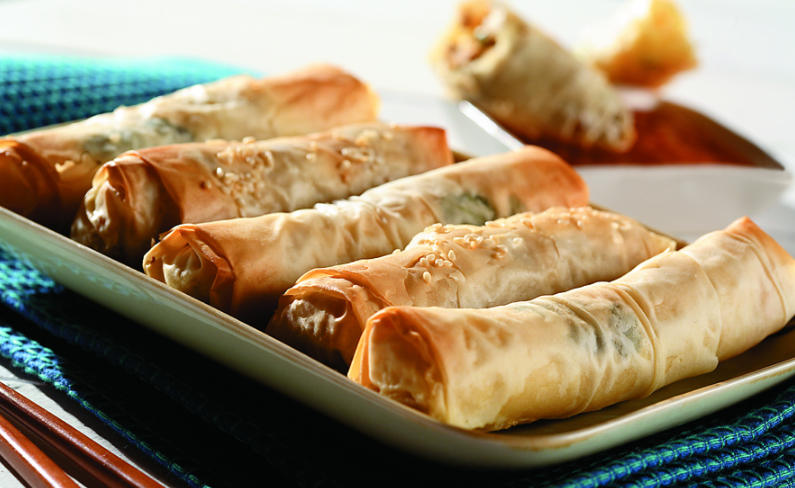 Spinach Ricotta Vegetarian Filo (Cocktail Size 30g) Box of 72