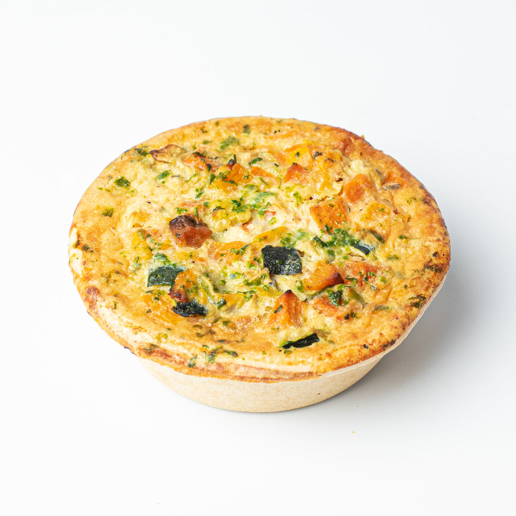 Roasted Vegetable Vegetarian Quiche (Standard Size 190g) - Box of 10